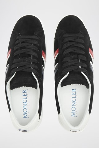 Leren Sneakers Monaco M Low Top - Zwart