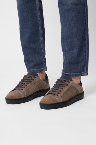Nubuck Sneakers - Antraciet - Harmont & Blaine Jeans