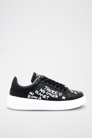 Leren Sneakers - Zwart en Wit