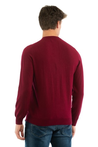 Pull en laine et cachemire - Rouge