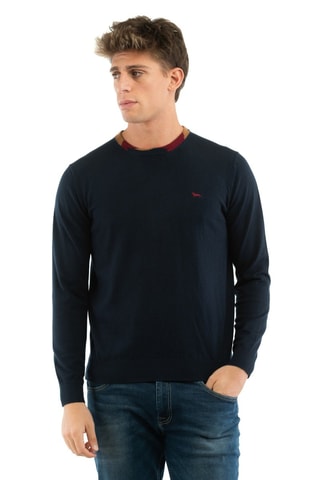 Pull en laine - Bleu marine