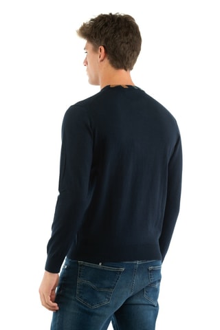 Pull en laine - Bleu marine
