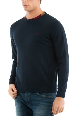 Pull en laine - Bleu marine