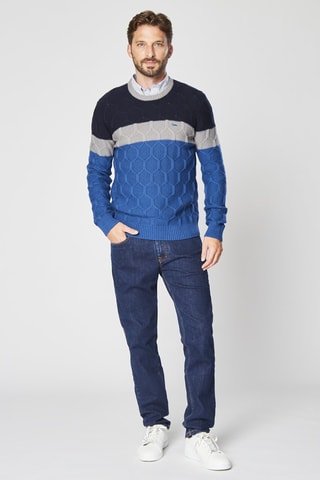 Wollen Trui Indigoblauw