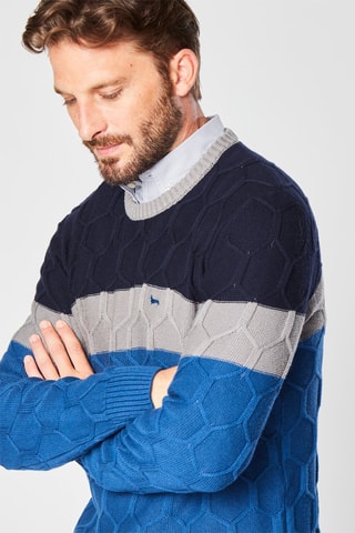 Wollen Trui Indigoblauw