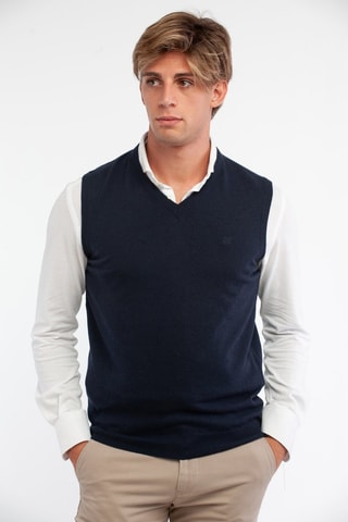 Pull sans manches - Bleu - Harmont & Blaine Jeans