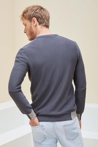 Vest Slim Fit - Donkergrijs - Zanone