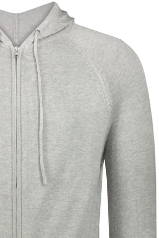 Gilet à capuche - Gris clair chiné