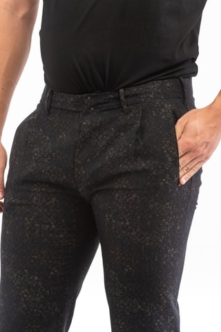 Wollen Broek Slim Fit - Donkerblauw - Incotex