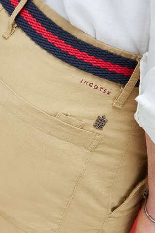 Broek Slim Fit - Beige - Incotex