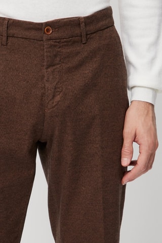 Chino Slim Fit - Gemêleerd Bruin - Harmont & Blaine