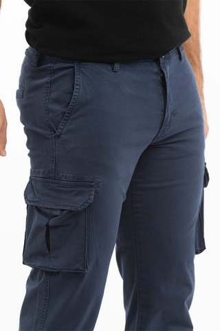 Pantalon cargo - Bleu