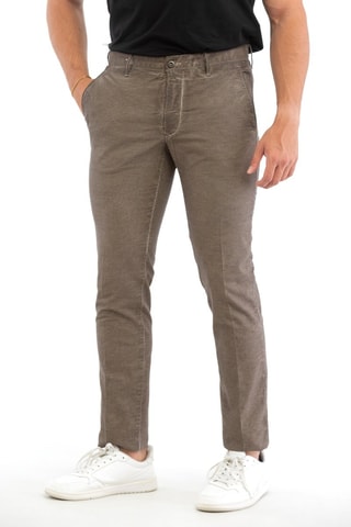 Broek Slim Fit - Beige - Incotex