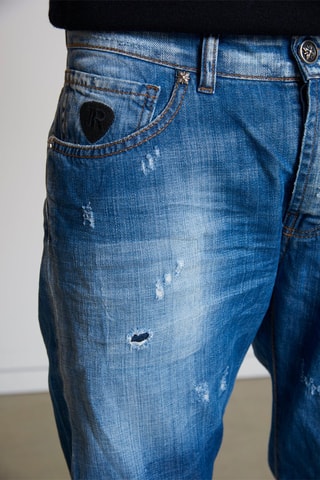 Rechte Jeans Donkerblauw
