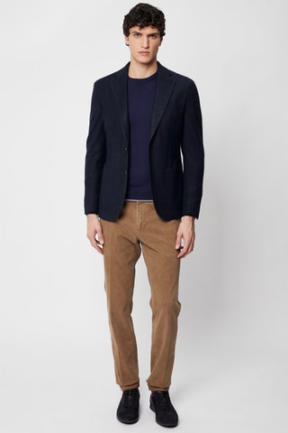 Scheerwollen Jasje - Marineblauw - Harmont & Blaine