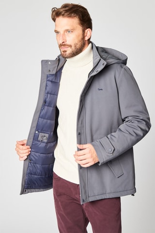 Jasje met Capuchon Donkergrijs