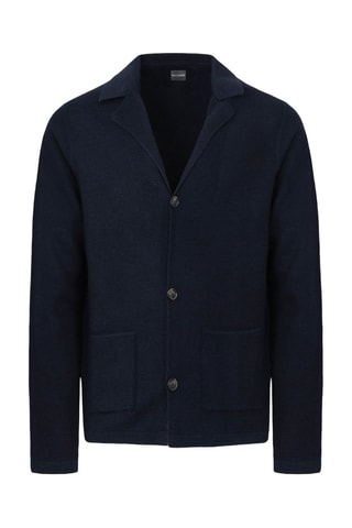 Wollen Jasje - Marineblauw