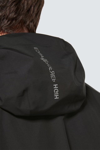 Regenjas met Capuchon Grenoble - Zwart