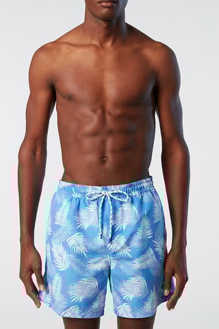 Zwemshort Hemelsblauw en Wit