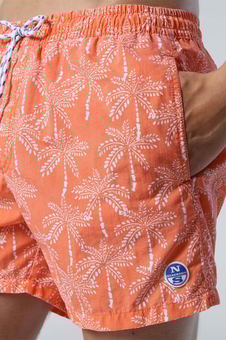 Zwemshort Oranje en Wit