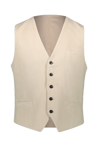 Gilet - Crèmekleurig