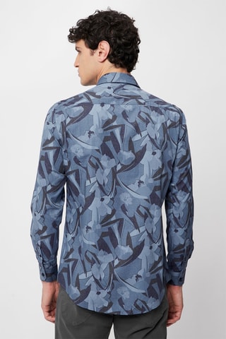 Overhemd - Blauw - Harmont & Blaine