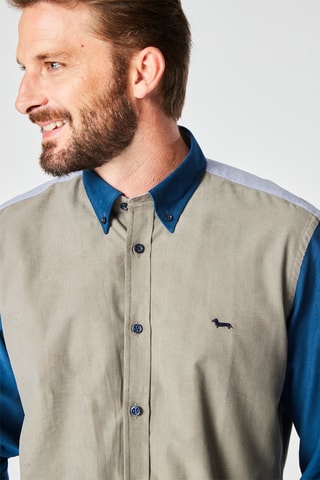 Chemise - Vert et indigo - Harmont & Blaine