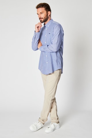 Overhemd Blauw en Wit - Harmont & Blaine