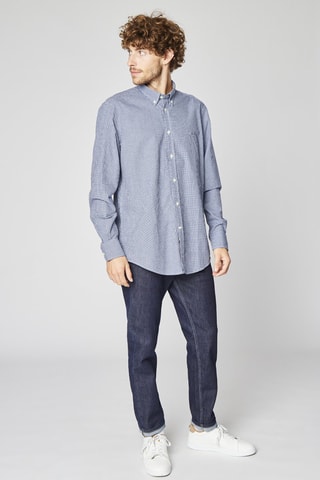 Overhemd Marineblauw en Wit - Harmont & Blaine