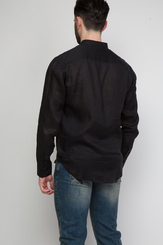 Linnen Overhemd Abrams - Zwart