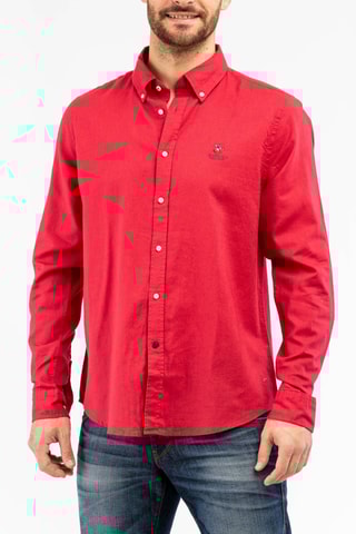 Linnen Overhemd - Rood