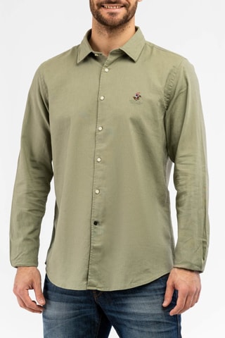 Chemise en lin - Kaki