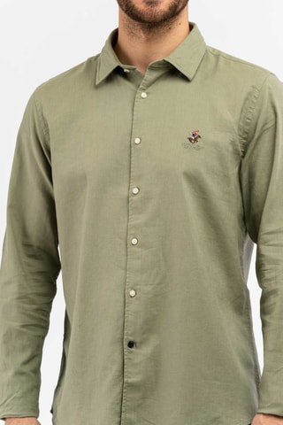 Chemise en lin - Kaki