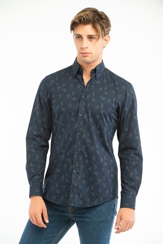 Overhemd - Blauw - Harmont & Blaine Jeans