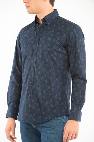 Overhemd - Blauw - Harmont & Blaine Jeans