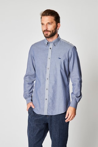 Overhemd Marineblauw