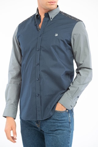 Overhemd - Blauw - Harmont & Blaine Jeans Jeans