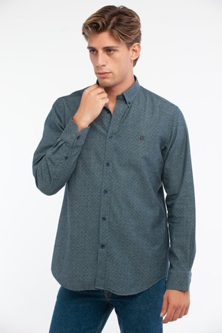 Overhemd - Blauw - Harmont & Blaine Jeans Jeans