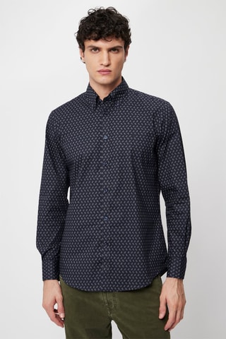 Chemise regular - Bleu foncé - Harmont & Blaine Jeans