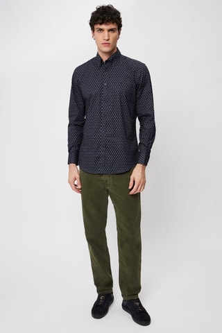 Chemise regular - Bleu foncé - Harmont & Blaine Jeans