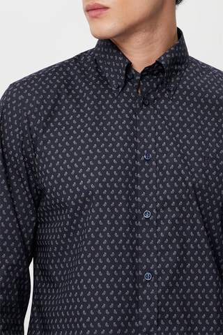 Chemise regular - Bleu foncé - Harmont & Blaine Jeans