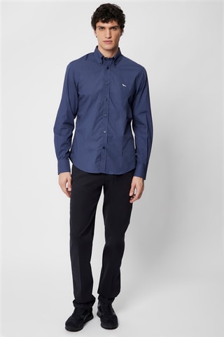 Overhemd Regular Fit - Marineblauw - Harmont & Blaine