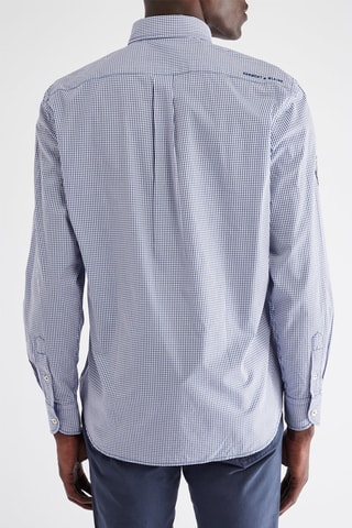 Overhemd - Marineblauw en Wit - Harmont & Blaine