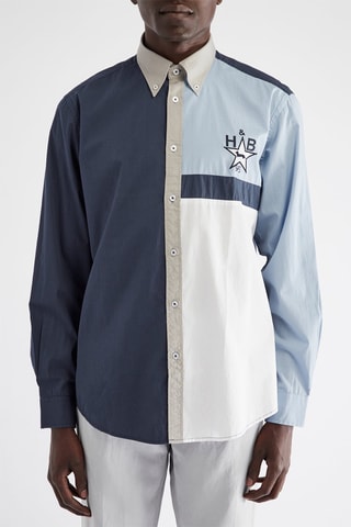 Overhemd - Marineblauw - Harmont & Blaine