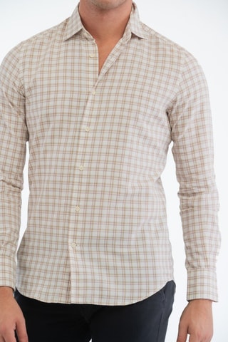 Overhemd Regular Fit - Roze - Glanshirt