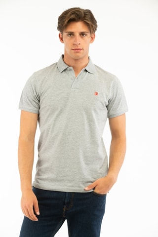 Polo - Gemêleerd Grijs -  Harmont & Blaine Jeans