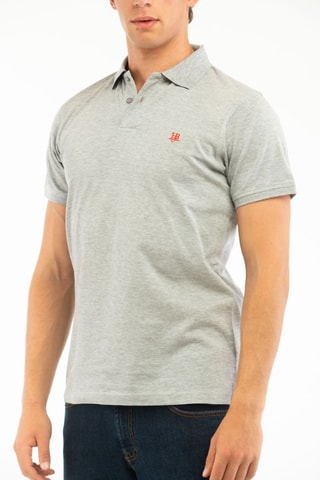 Polo - Gemêleerd Grijs -  Harmont & Blaine Jeans