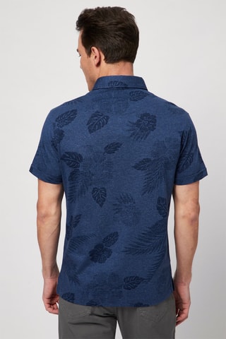 Polo Gemêleerd marineblauw - Harmont & Blaine