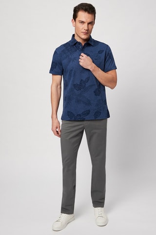 Polo Gemêleerd marineblauw - Harmont & Blaine