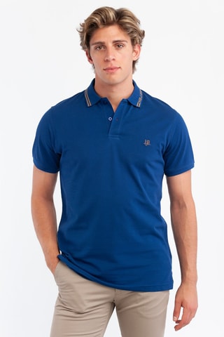Polo - Felblauw - Harmont & Blaine Jeans